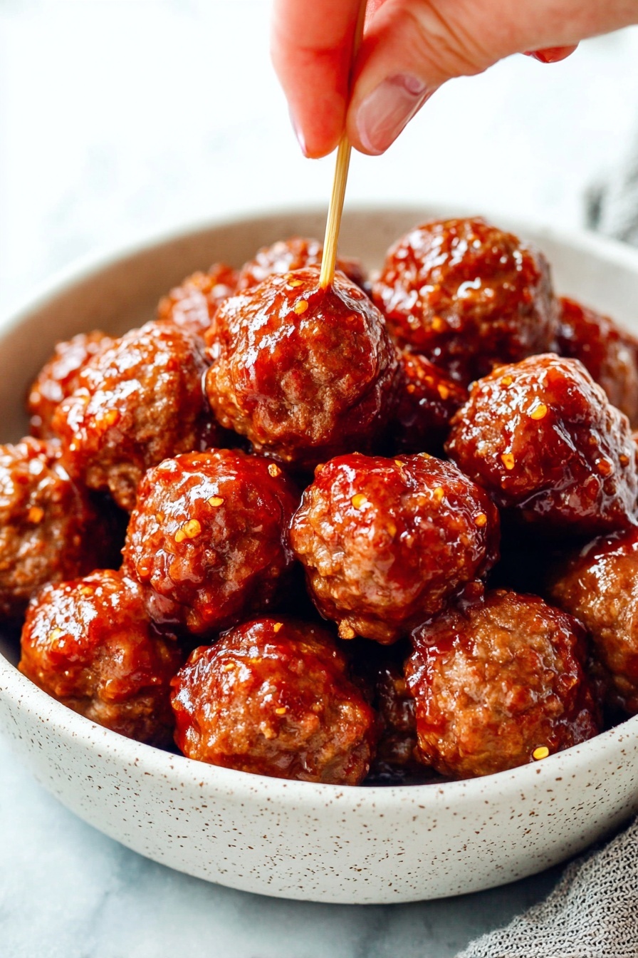 Sweet & Spicy Grape Jelly Meatballs: The Secret 3-Ingredient Sauce